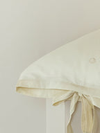 Bellisse Ivory & Blush Embroidered Washed Cotton Bedding Set original reference image 2