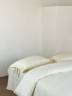 Bellisse Ivory & Blush Embroidered Washed Cotton Bedding Set original reference image 5