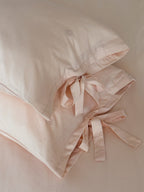 Bellisse Ivory & Blush Embroidered Washed Cotton Bedding Set original reference image 11
