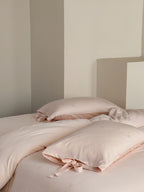 Bellisse Ivory & Blush Embroidered Washed Cotton Bedding Set original reference image 14