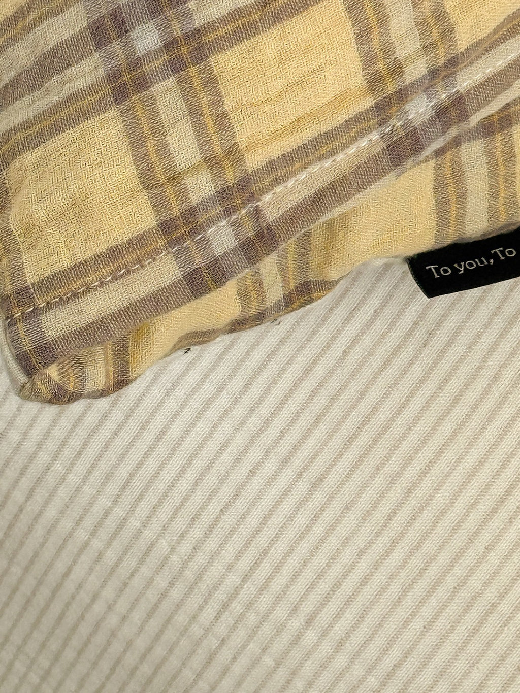 Brownie Isle Gingham & Stripe Patchwork Muslin Bedding Set original reference image 7