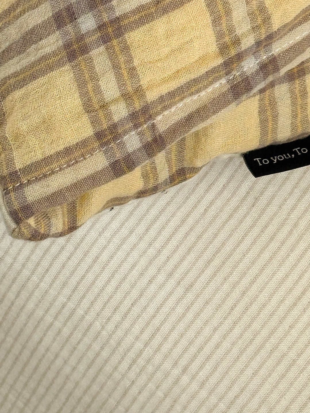 Brownie Isle Gingham & Stripe Patchwork Muslin Bedding Set original reference image 7