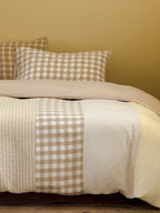 Brownie Isle Gingham & Stripe Patchwork Muslin Bedding Set original reference image 8