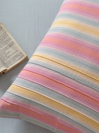 Dreamweaver Pastel Stripe Smocked Muslin Bedding Set original reference image 5
