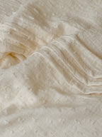 Elodie Clip-Jacquard Ruffle Muslin Bedding Set original reference image 1