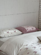 Liora Ivory & Rose Butterfly Velvet Bedding Set original reference image 4