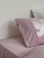 Liora Ivory & Rose Butterfly Velvet Bedding Set original reference image 9