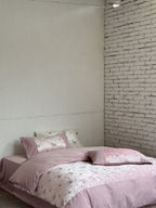 Liora Ivory & Rose Butterfly Velvet Bedding Set original reference image 16