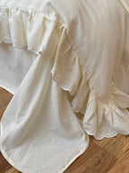 Marielle Scalloped Embroidered Muslin Bedding Set original reference image 4