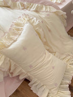 Marielle Scalloped Embroidered Muslin Bedding Set original reference image 13