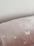 Mariposa Dusty Rose Butterfly Velvet Bedding Set original reference image 5