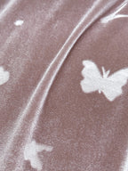Mariposa Dusty Rose Butterfly Velvet Bedding Set original reference image 6