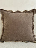 Marlowe Shell-Stitch Plush Throw Pillow original reference image 2