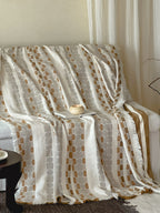Willow Fringe Cotton Jacquard Throw Blanket original reference image 4