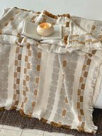 Willow Fringe Cotton Jacquard Throw Blanket original reference image 7