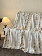 Willow Fringe Cotton Jacquard Throw Blanket original reference image 24
