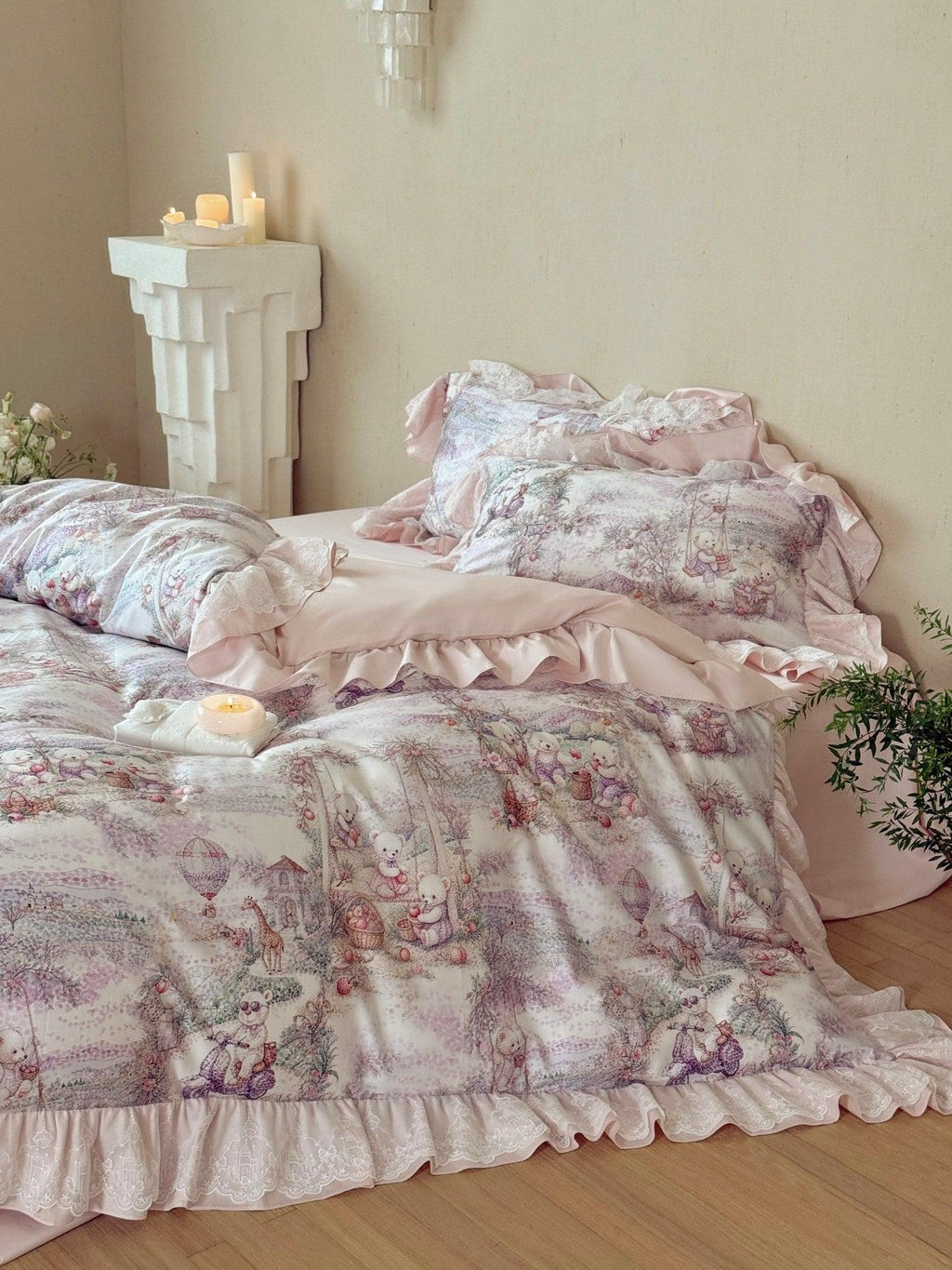 Coquette Lolita Ruffle Bedding Set