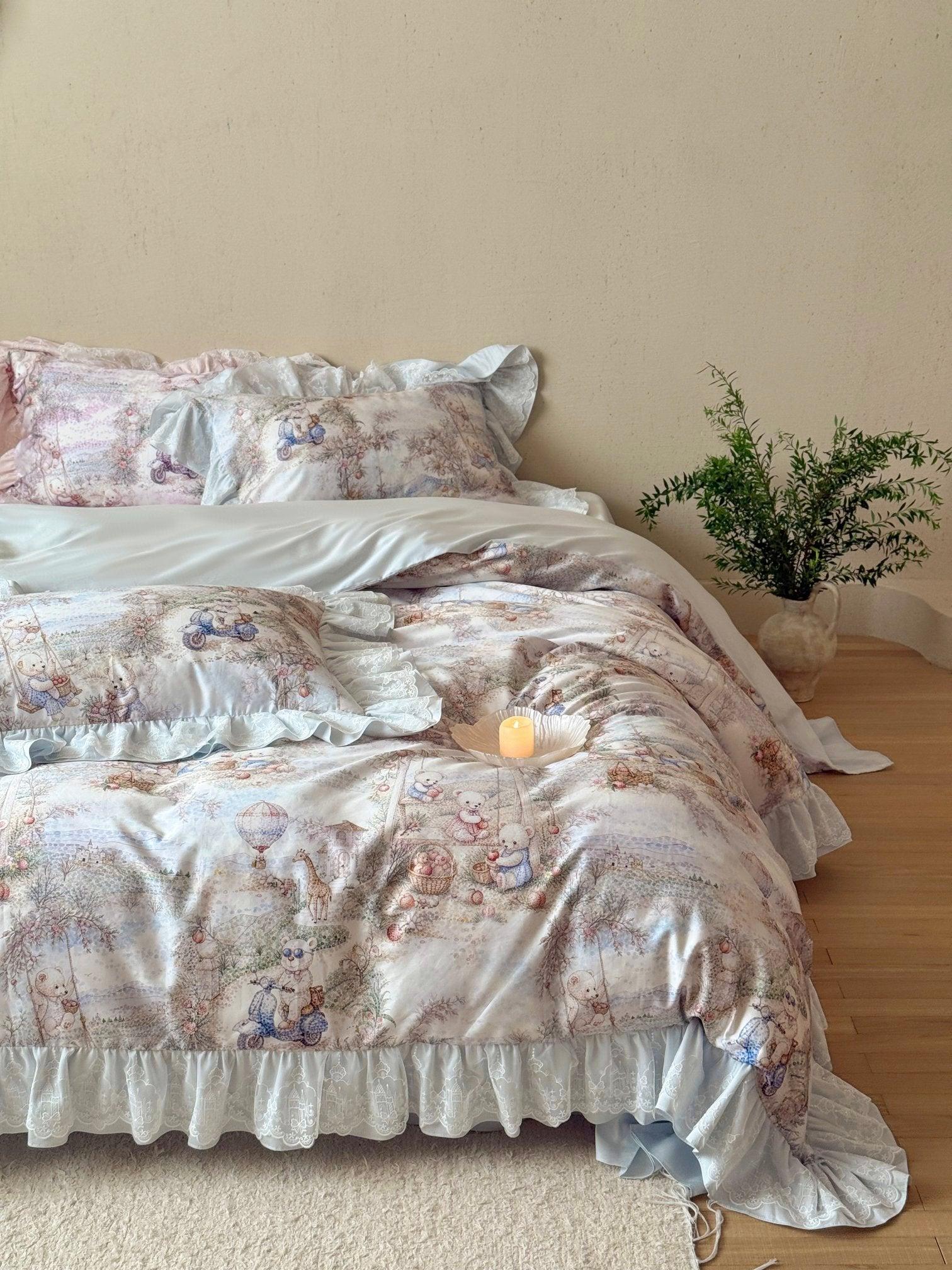 Coquette Lolita Ruffle Bedding Set